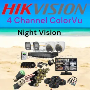 4 Channel CCTV Camera Full Kit Top Guard
