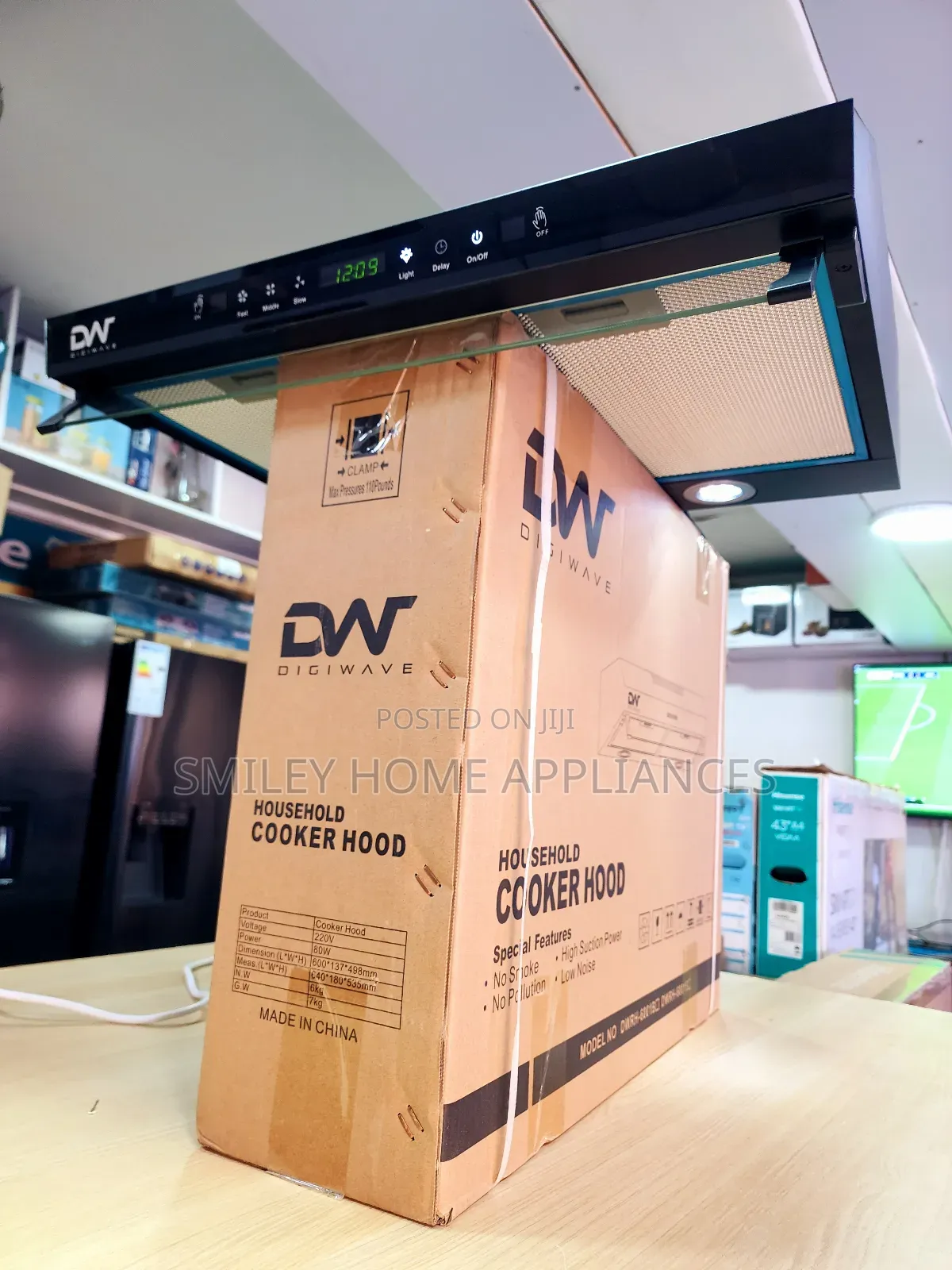 Dw Digital Cooker Hood 60cm