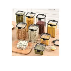 7pcs Airtight Cereal Storage Containers.