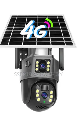 Wifi Double Lens Solar Camera 8mp With Zooming