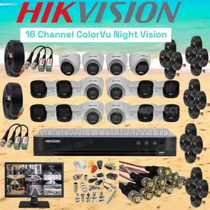 16 Channel Colorvu CCTV Camera Thieves Turndown
