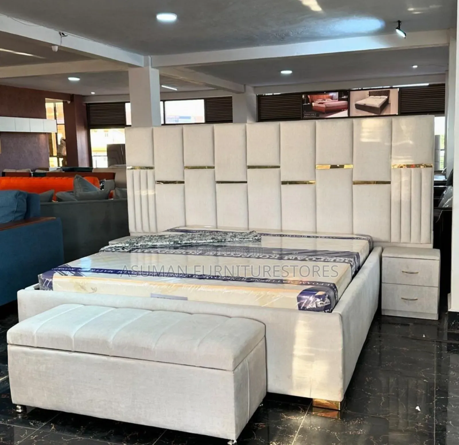 Modern 6x6ft Dressed Bed Call Us On