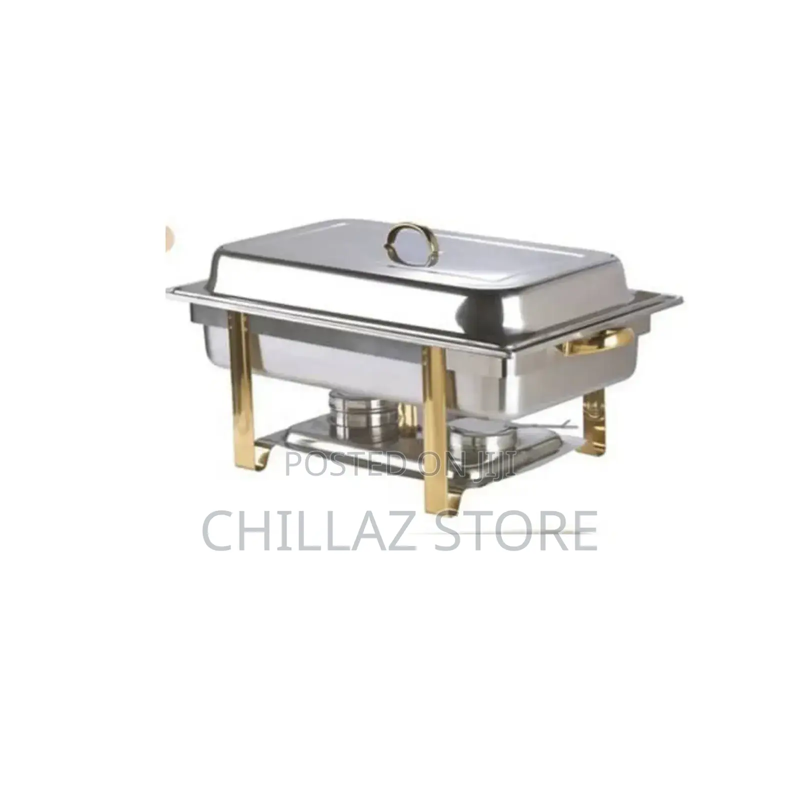 Stainless Steel Double Chafing Dish.