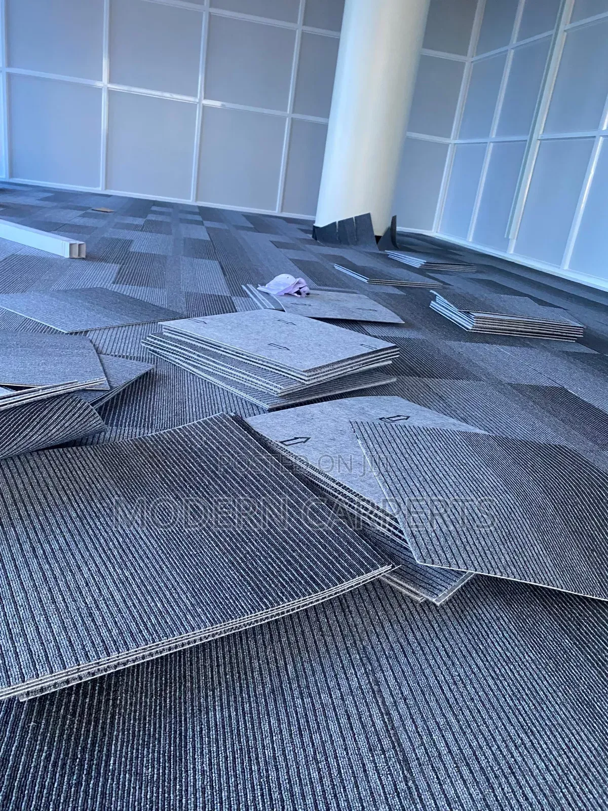 Office PVC Tile Carpets
