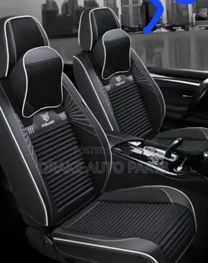 Original Leather Seatcovers Black Colors for 5 Seaters Car