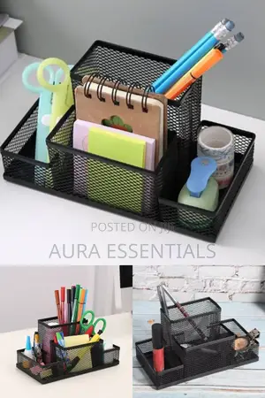 Multifunctional Office Stationery Desk Organizer/ Pen Holder