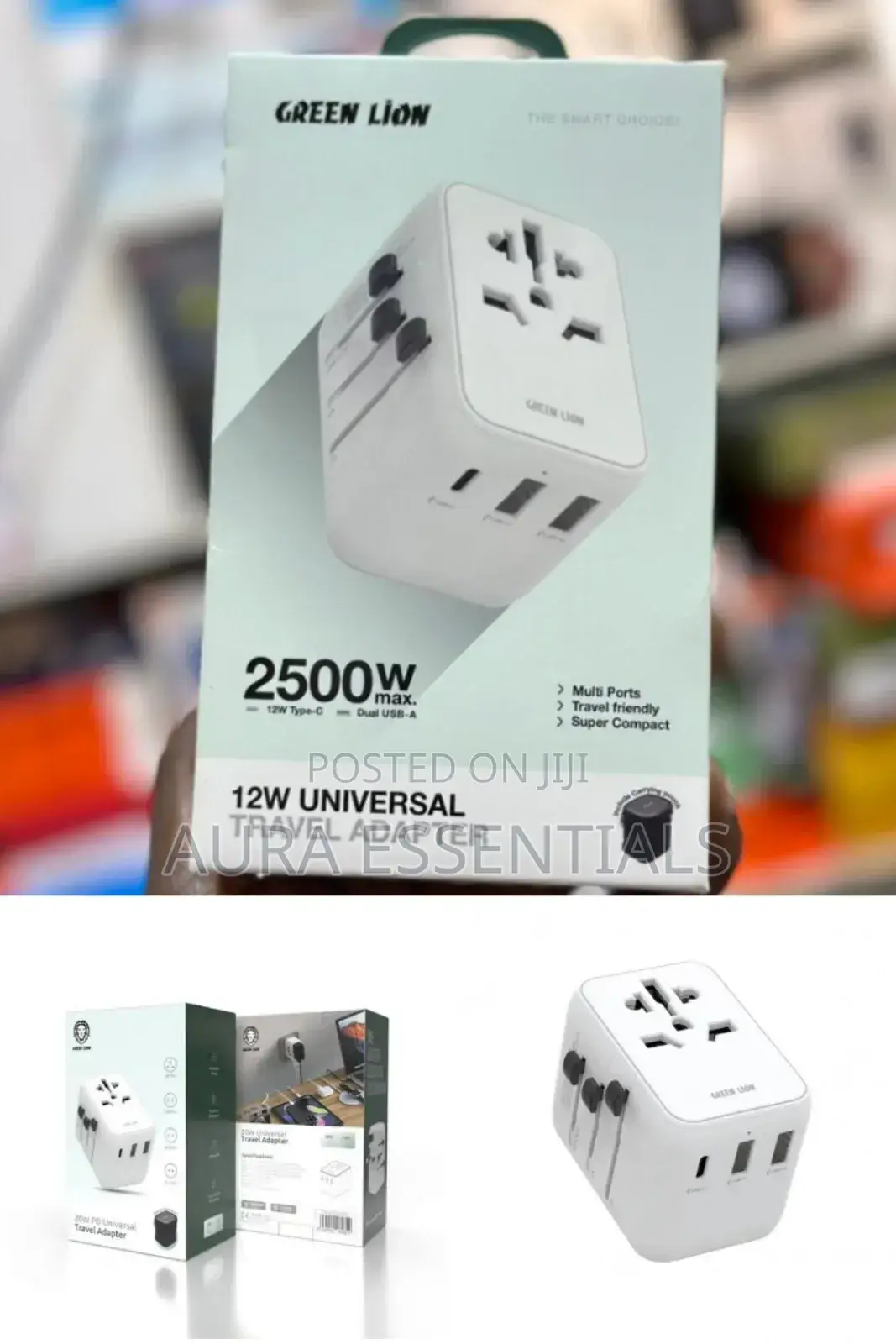 Green Lion 12W Universal Travel Adapter