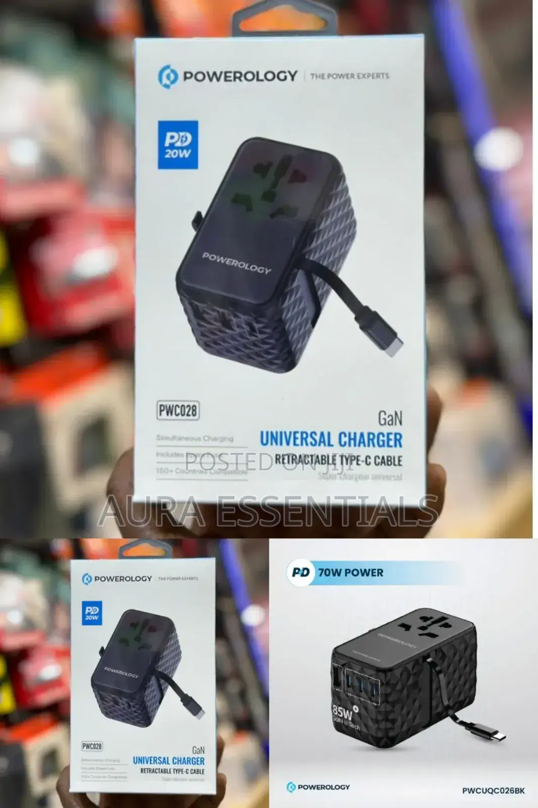 Powerology Gan Universal Charger (20W PD)