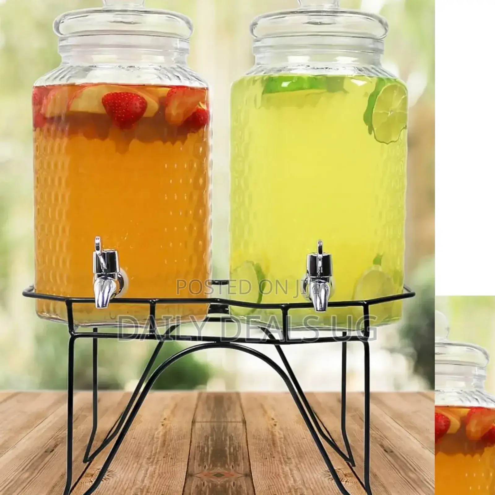 Glass Juice Jar