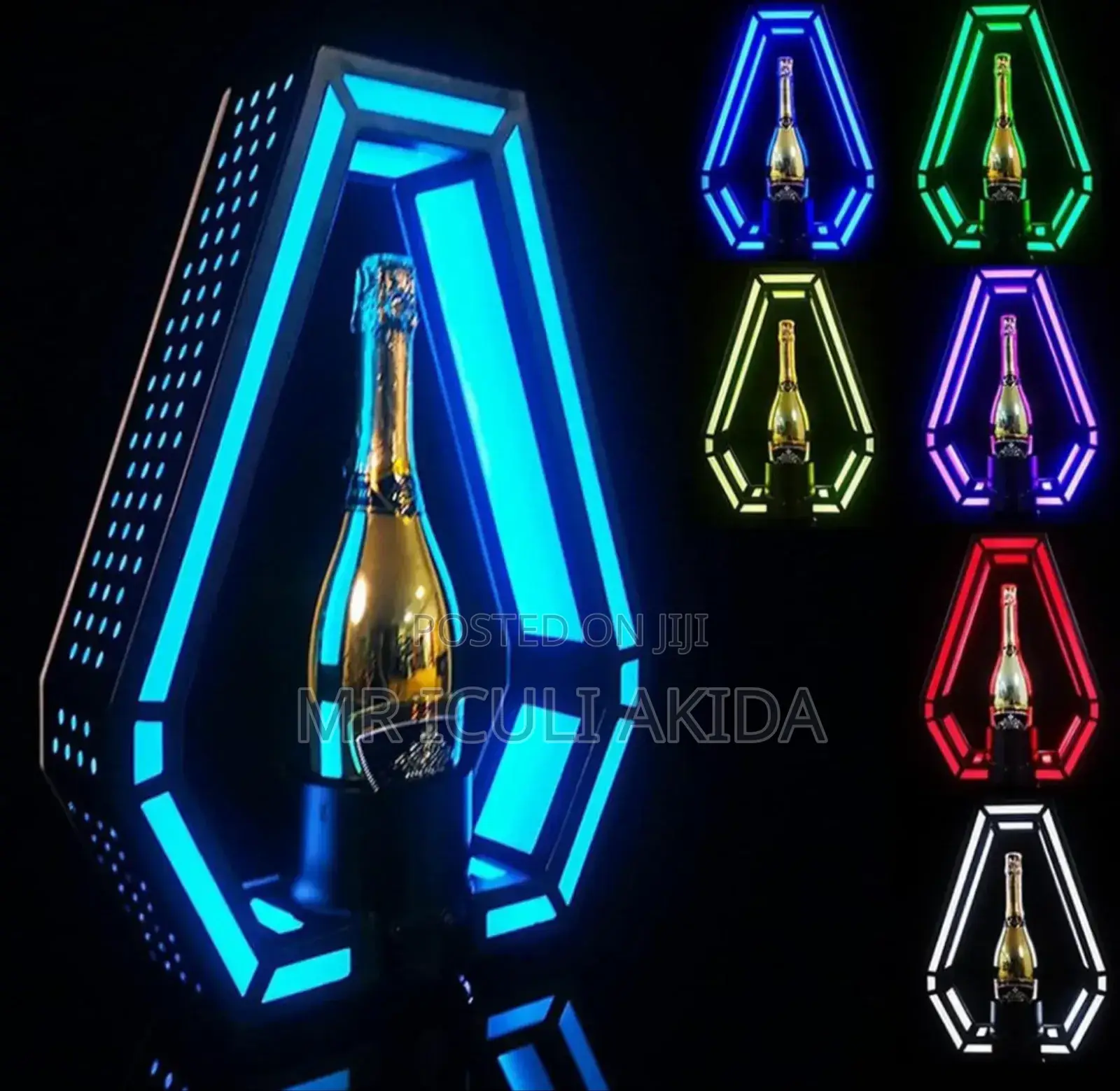 Ace Spade Bar VIP LED Rechargeable Bottle Presenter Rack