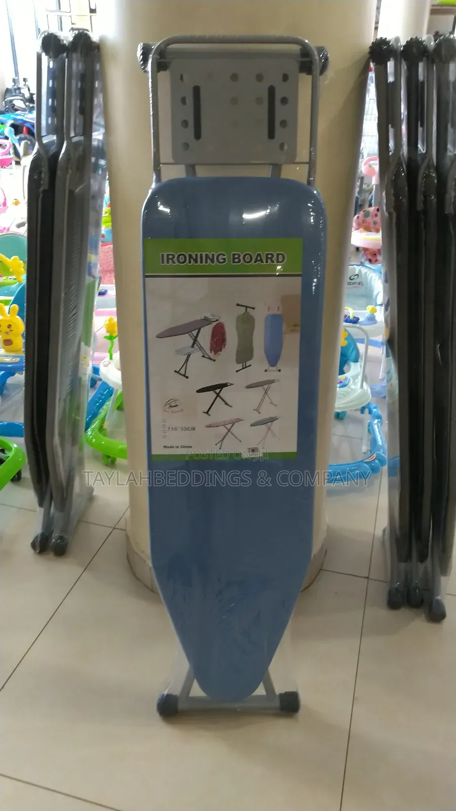 Foldable Ironing Board With Steel Stands- Big Size