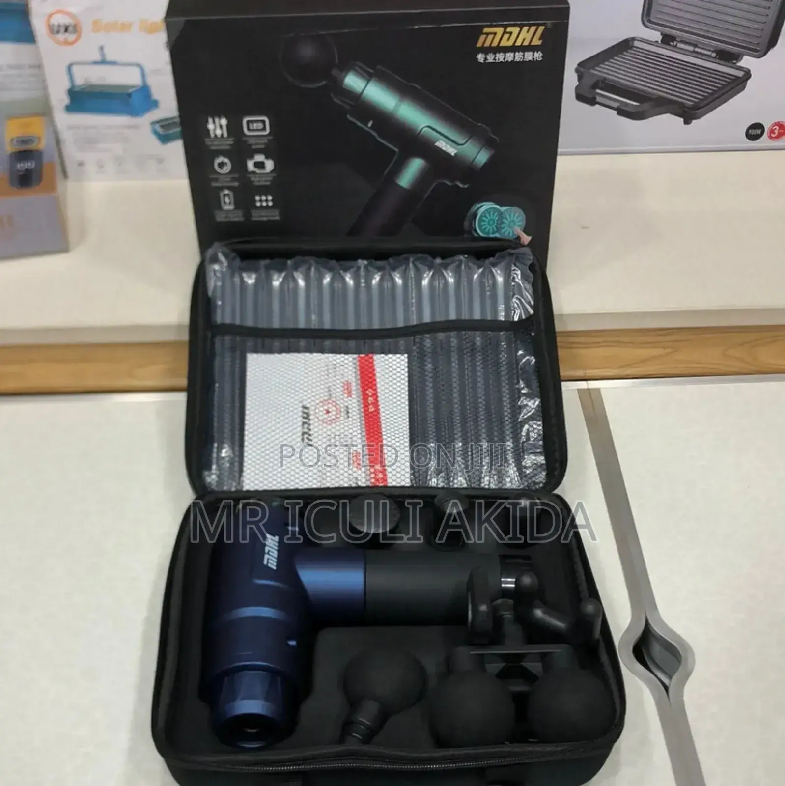 MDHL 7heads Smart Fascia 12speed Massage Gun