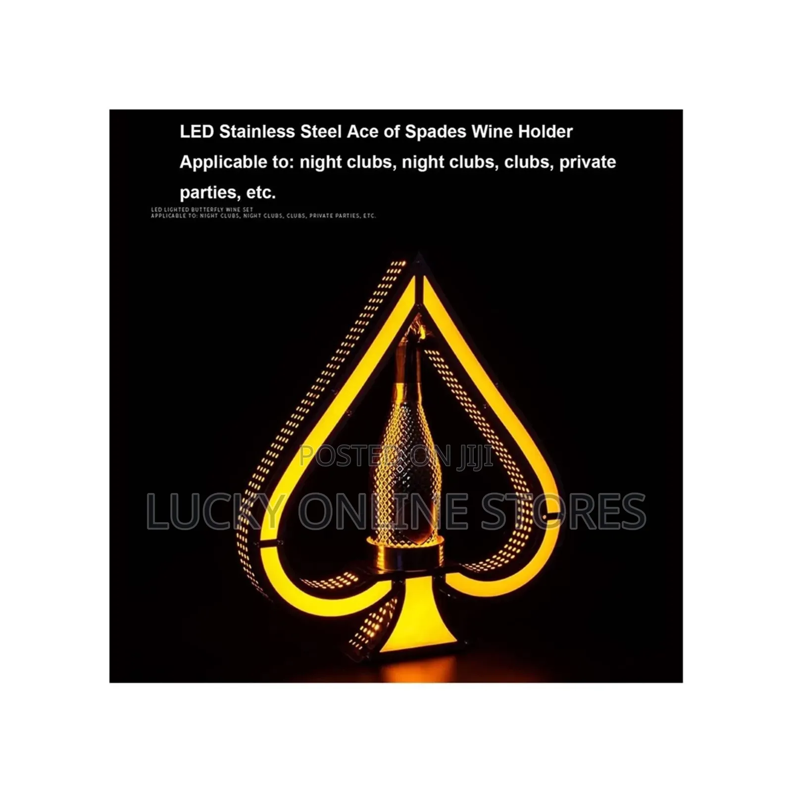 LED Lighted Liquor Bottle Display Holder