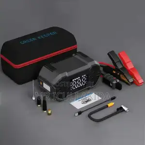 GK 3000A Car Jump Starter WTH 20000mah Boster Pump Powerbank