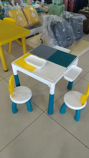 Multi-Activity Table for Kids With 2 Chairs