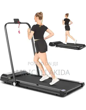 2in1 Jogging Workout Antislip Pad Foldable Speaker Treadmill