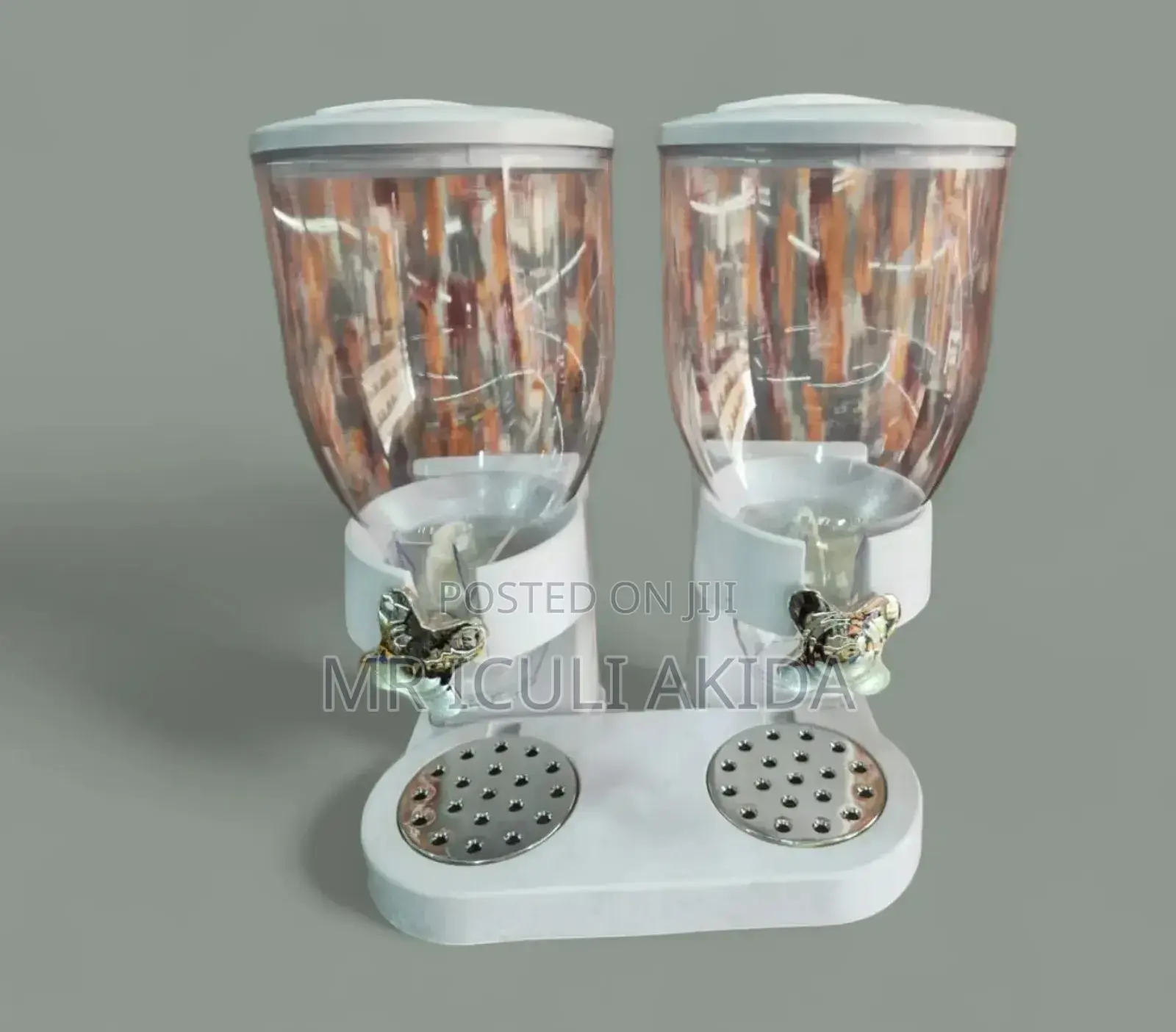 2L Double Container Food and Dry Cereal Dispenser