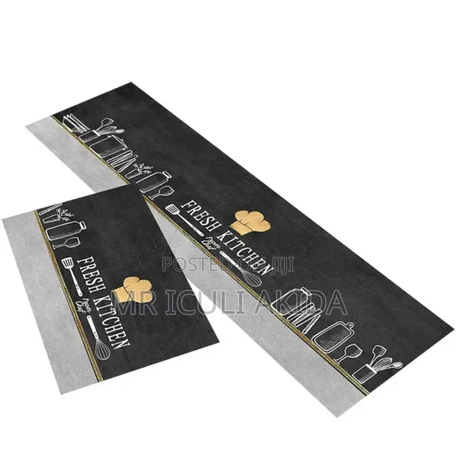 2pcs Kitchen Non-Slip Waterproof Quick Drying Floor Mats