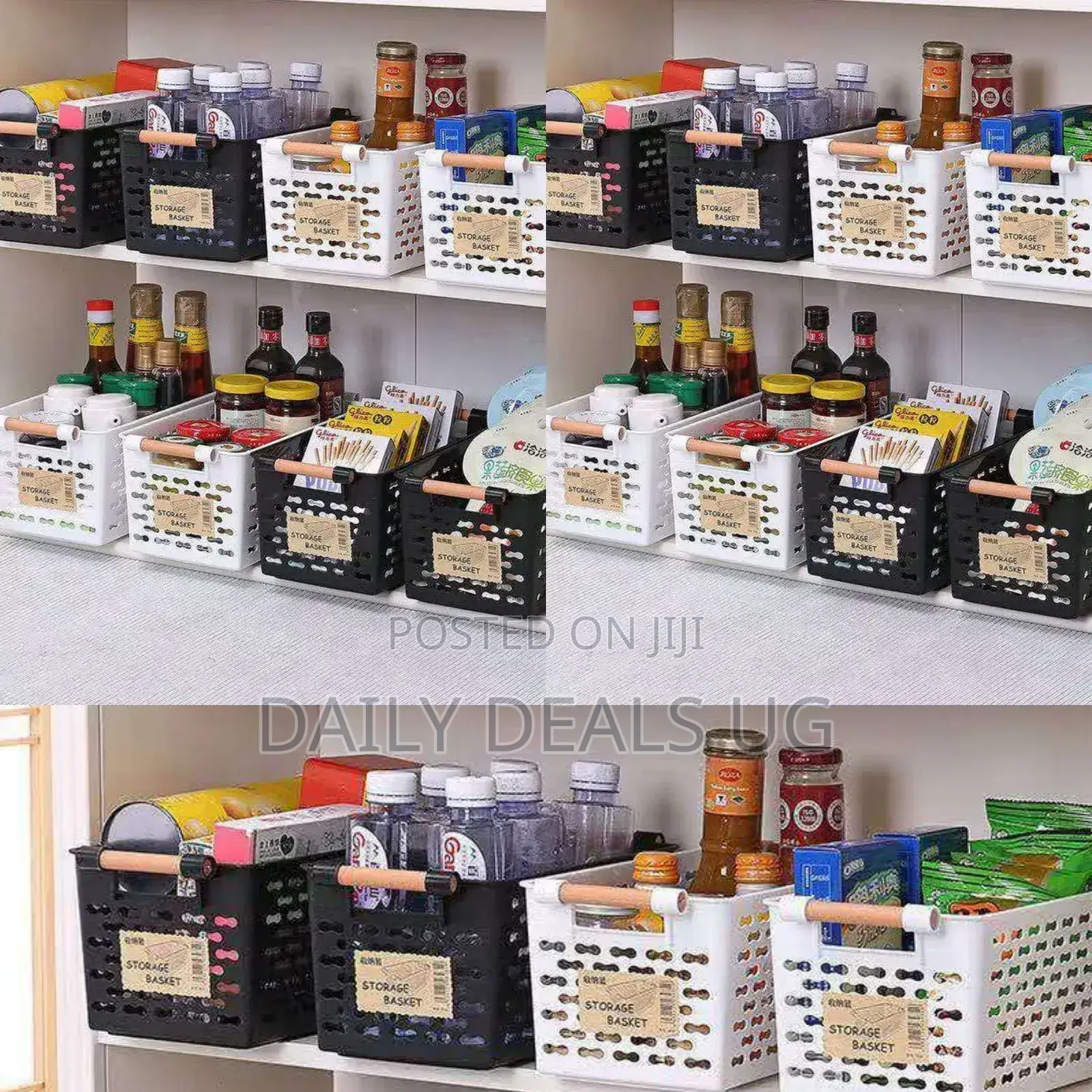 Portable Kitchen Storage Basket