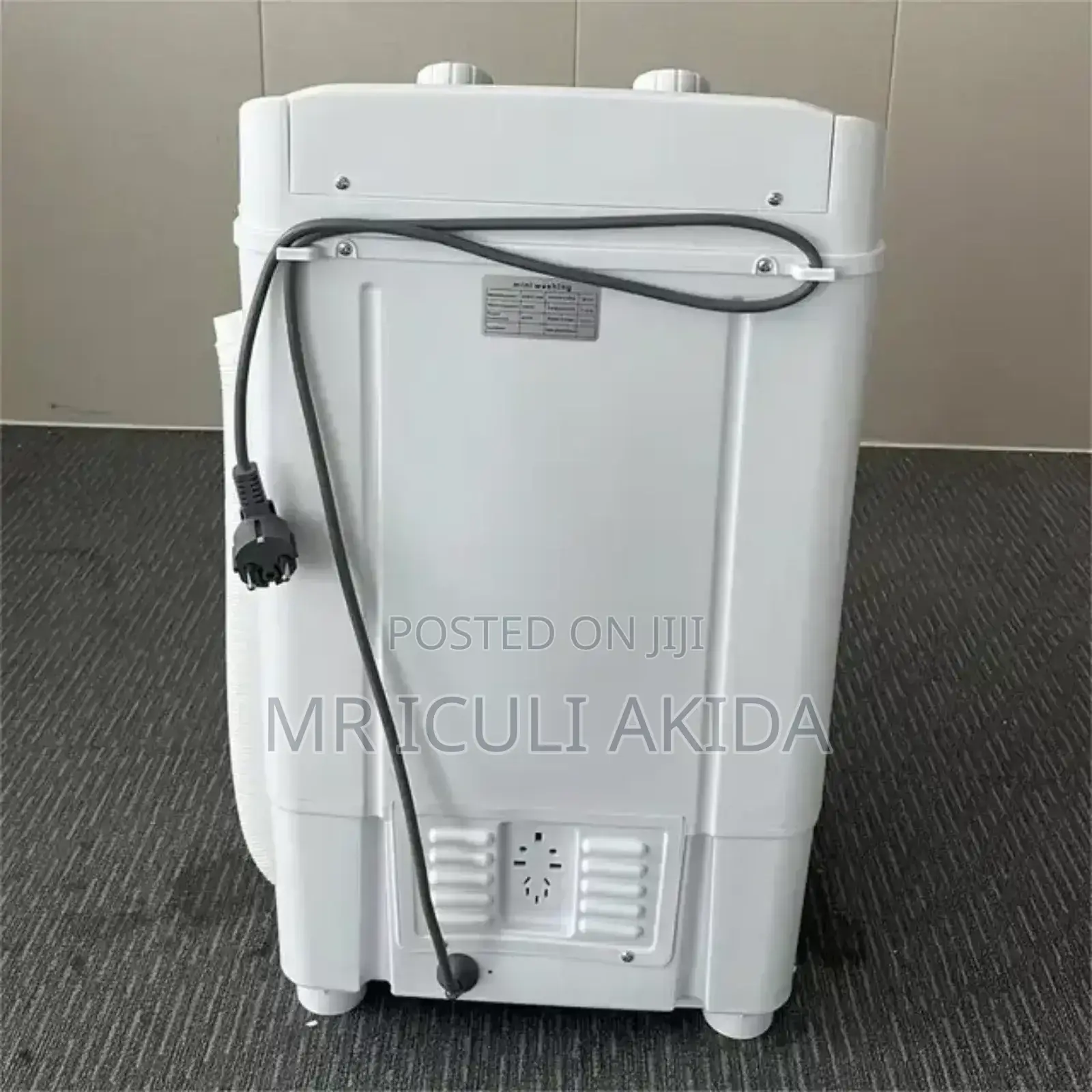 9kg Potable Mini-Top Loader Washing Machine WTH Drain Basket