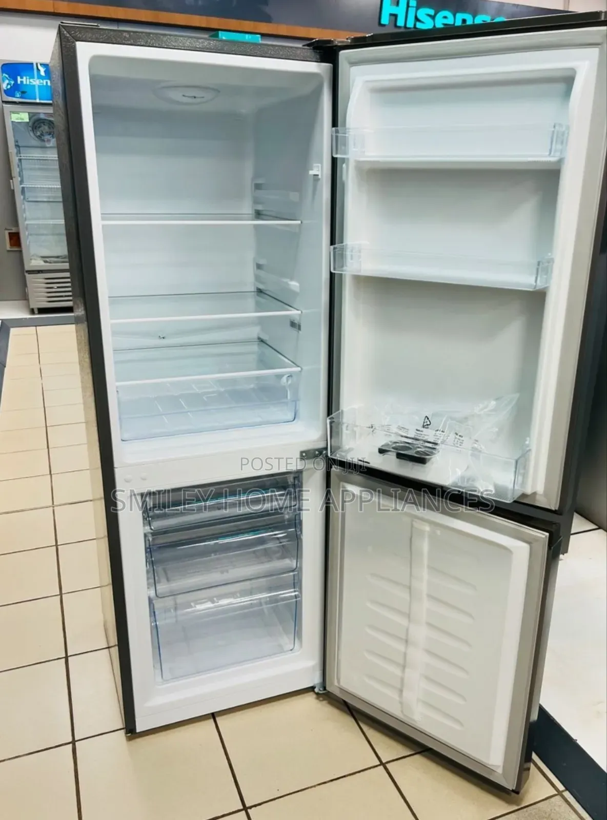 290ltrs Hisense Refrigerator Defrost Double Door