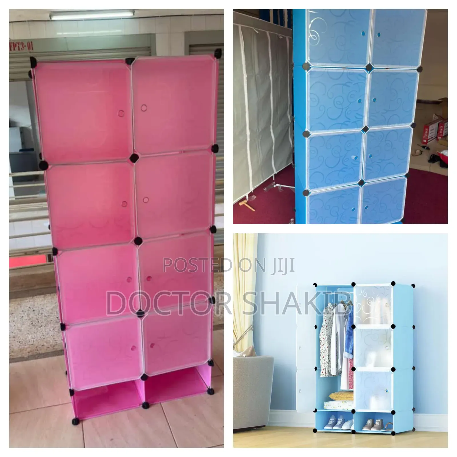 2 Column Plastic Closet