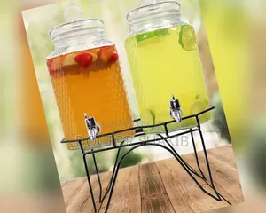 Juice Dispenser With a Stand