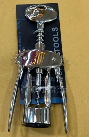 Heavy Duty Stainless Wine Bottle Opener- Non-Slip Handle