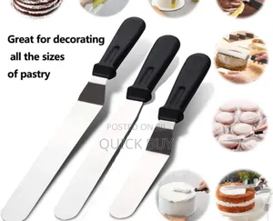 Premium Home Cozy 3pcs Icing Spatula Stainless Set