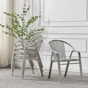 Thickened Stainless Steel Double Tube Events, Hotel Chairs