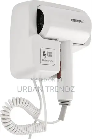 Geepas 1200 W Wall Mounted Hair Dryer
