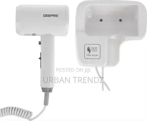 Geepas 1200 W Wall Mounted Hair Dryer