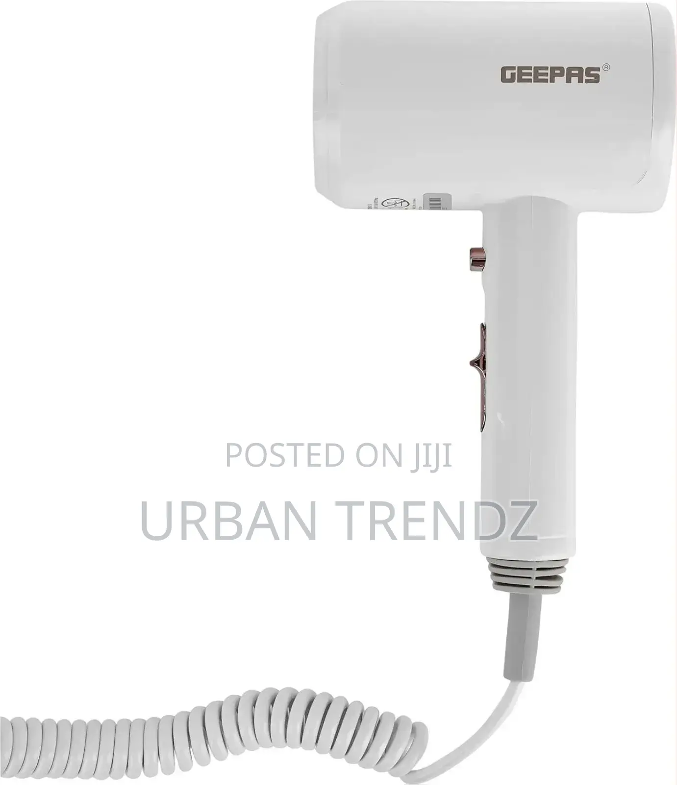 Geepas 1200 W Wall Mounted Hair Dryer
