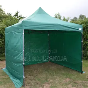 3x3mtrs Army Green Outdoor Exhibition Tent WTH Side Cloth