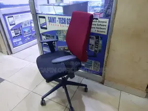 Maroon-Black Adjustable Chair