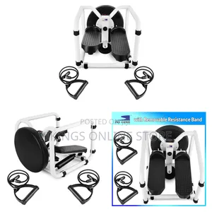 4-in-1 Multifunctional Stepper Chair With Twister, E