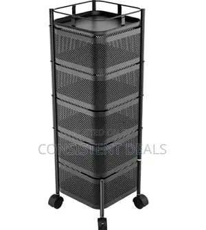 5 Layer Kitchen Cube Rotating Kitchen Rack