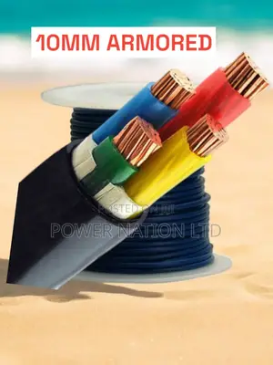 10mm 4 Core Armoured/Underground Cable Pure Copper