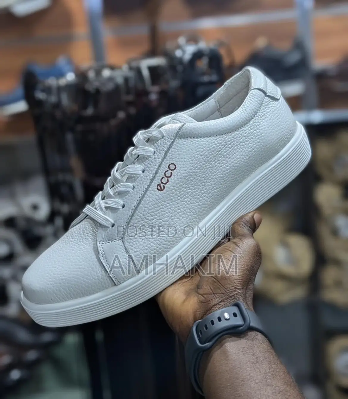 Men’S Leather Ecco Sneakers in Stock