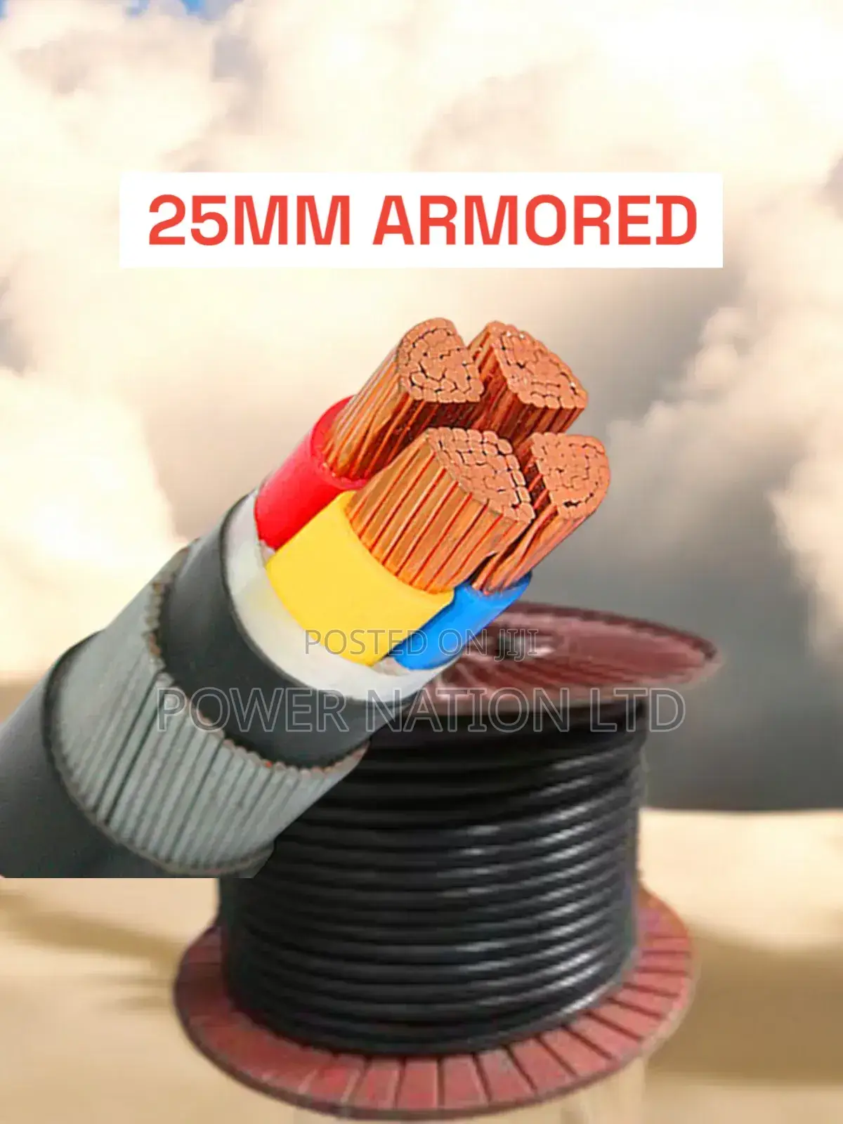 25mm 4 Core Armoured/Underground Cable