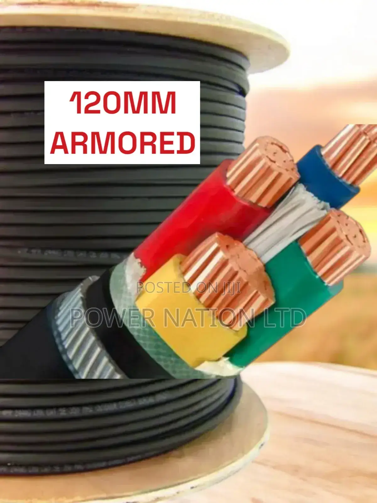 120mm 4 Core Armoured/Underground Cable