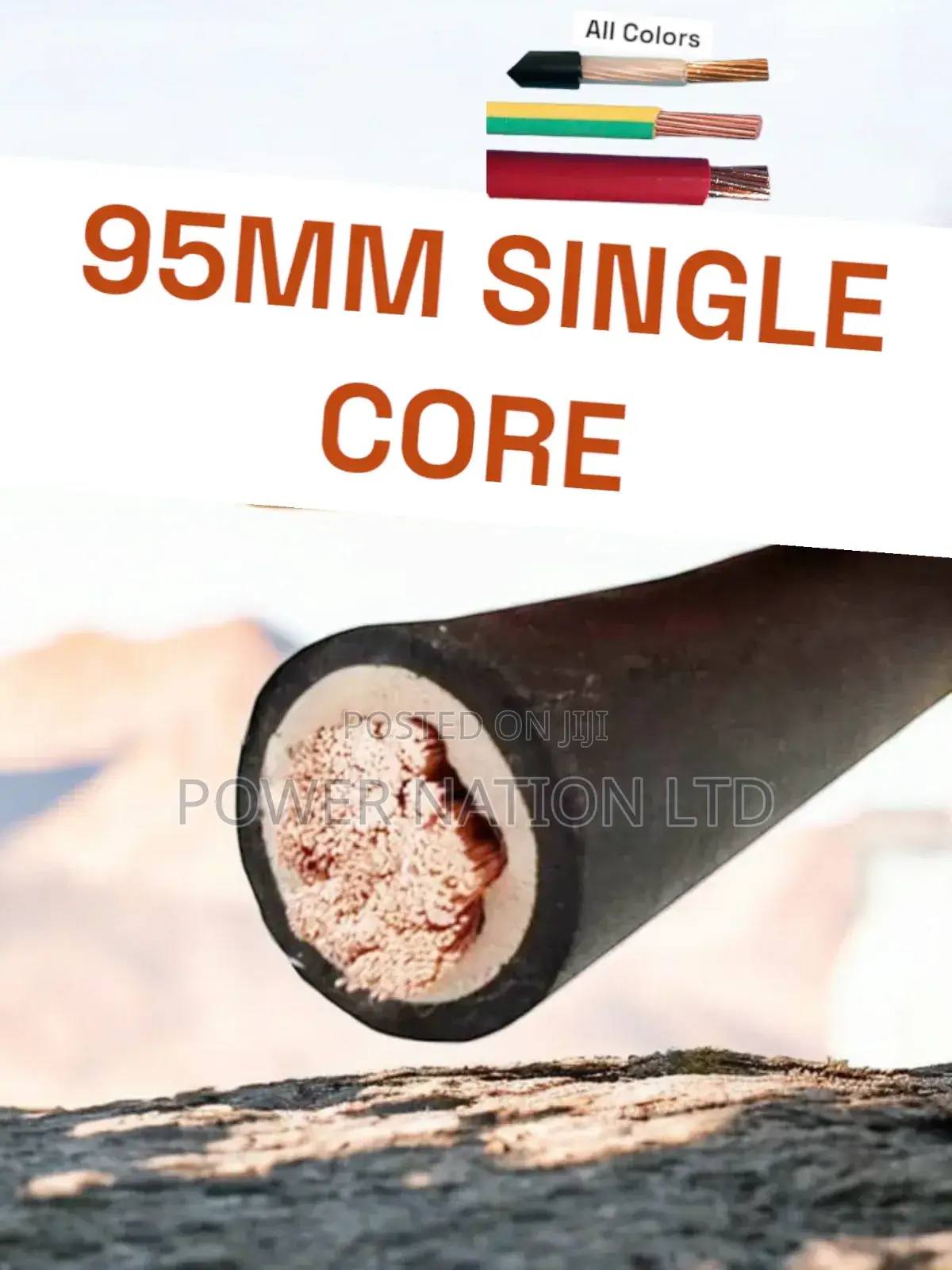 95mm Single Core Pure Copper