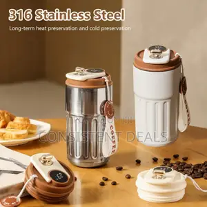 Intelligent Temperature Display Coffee Thermos Vacuum Cup