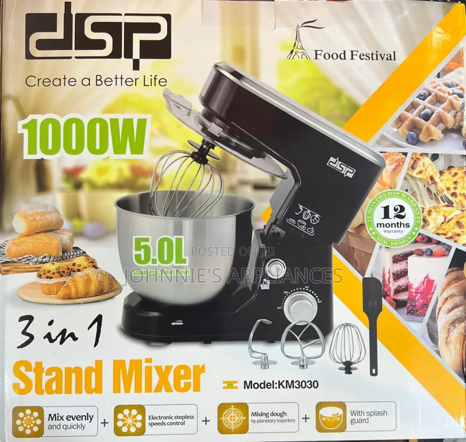 5l DSP Stand Mixer / Food Mixer