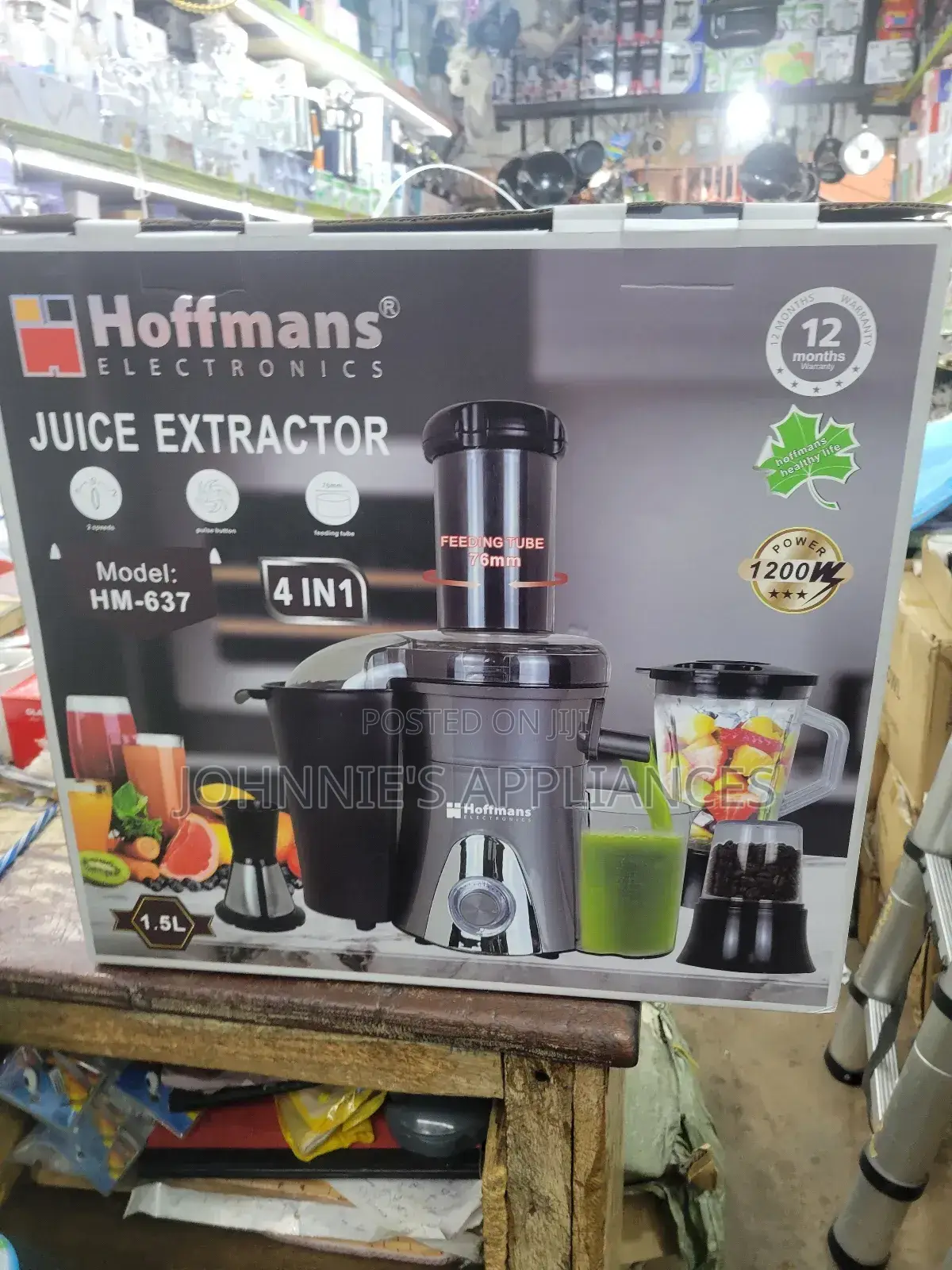 Hoffman Electric Juice Extractor 4in1