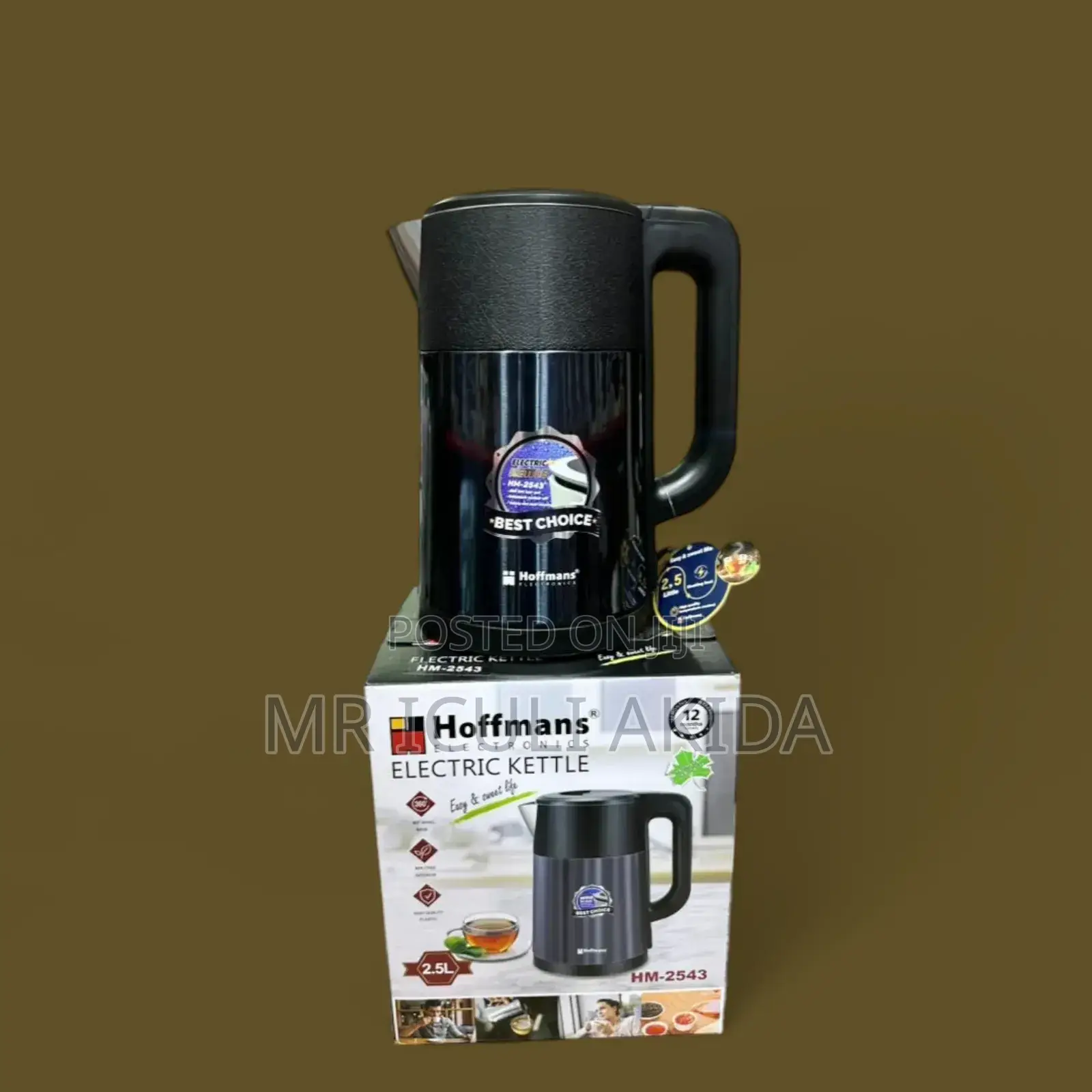 Hoffman's 2.5L Electric Water Kettle