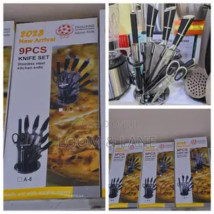 9pcs Stainless Steel Knife Set