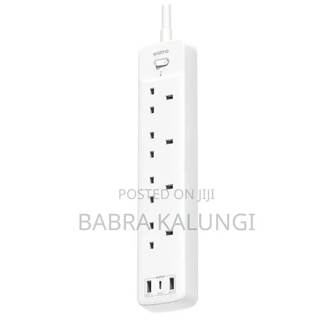 Oraimo 4AC Power Socket Wire Outlets 3 USB Ports