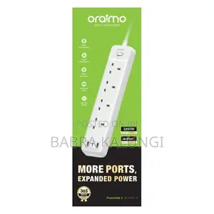 Oraimo 4AC Power Socket Wire Outlets 3 USB Ports