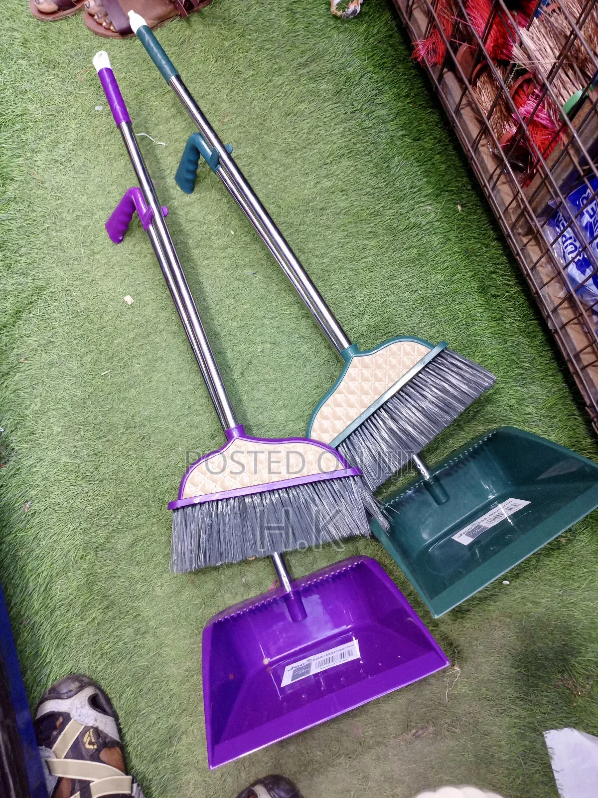 Long Handle Soft Hair Broom and Trash Shovel